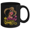 African American Afro Black Women It's My Birthday Queen Mug | siriusteestore