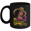 African American Afro Black Women It's My Birthday Queen Mug | siriusteestore