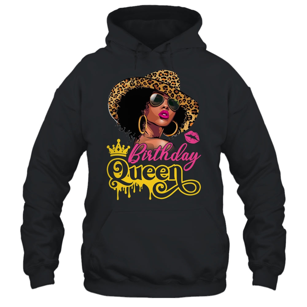 African American Afro Black Women It's My Birthday Queen Shirt & Tank Top | siriusteestore