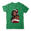 African American Afro Girl Melanin Santa Claus Christmas Shirt & Sweatshirt | siriusteestore