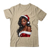 African American Afro Girl Melanin Santa Claus Christmas Shirt & Sweatshirt | siriusteestore