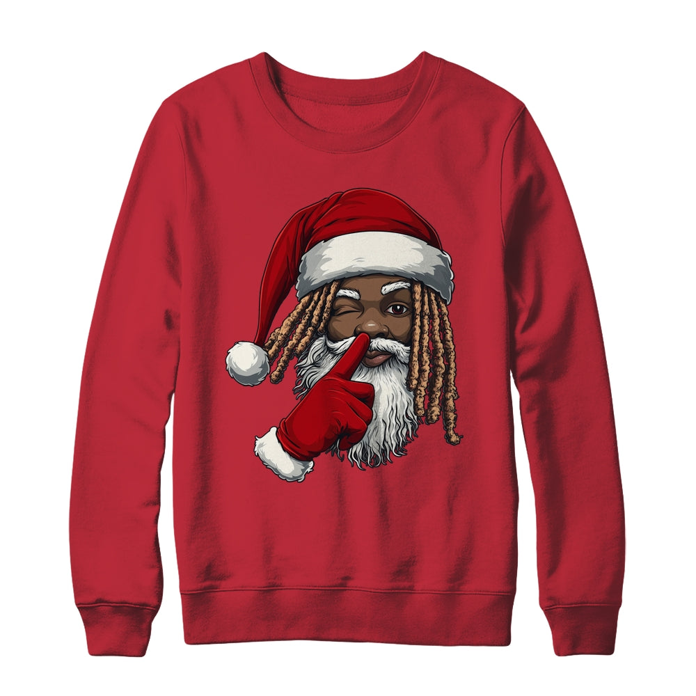 African American Afro Santa Claus Christmas Party Decor Shirt & Sweatshirt | siriusteestore