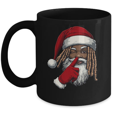 African American Afro Santa Claus Christmas Party Decor Mug | siriusteestore