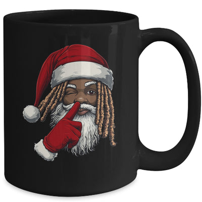 African American Afro Santa Claus Christmas Party Decor Mug | siriusteestore