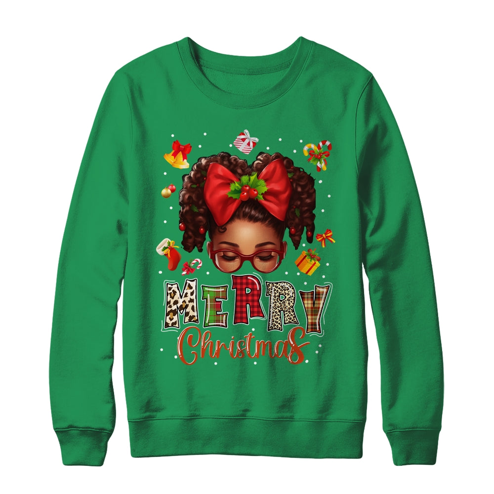 African American Christmas African Black Xmas Mom Women Shirt & Sweatshirt | siriusteestore