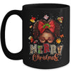 African American Christmas African Black Xmas Mom Women Mug | siriusteestore