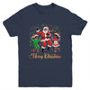African American Christmas Family Santa Merry Christmas Youth Shirt | siriusteestore