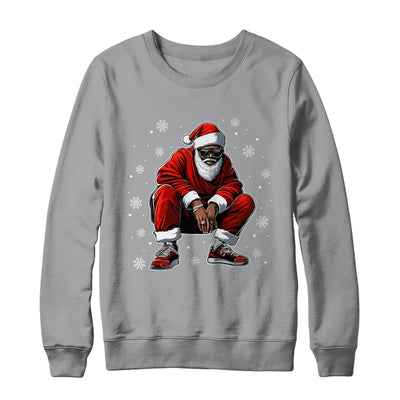African American Christmas Xmas Afro Santa Claus Men Shirt & Sweatshirt | siriusteestore