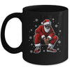 African American Christmas Xmas Afro Santa Claus Men Mug | siriusteestore