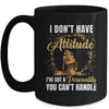African American Melanin Queen Black Girl Magic Afro Mug | siriusteestore