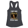 African American Melanin Queen Black Girl Magic Afro Shirt & Tank Top | siriusteestore