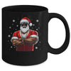 African American Santa Christmas Cool Afro Black X-Mas Mug | siriusteestore