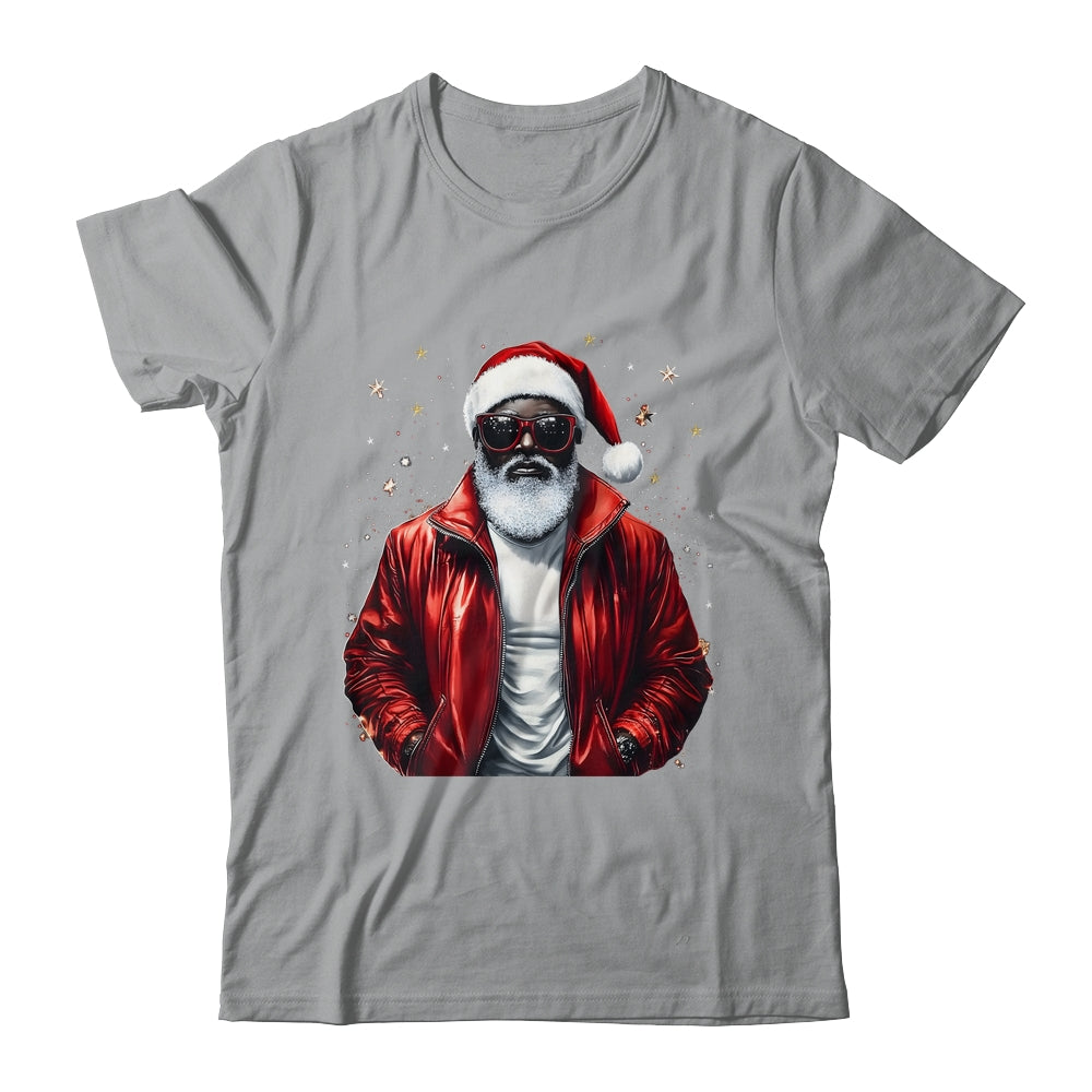 African American Santa Christmas Cool Black X-Mas Men Shirt & Sweatshirt | siriusteestore