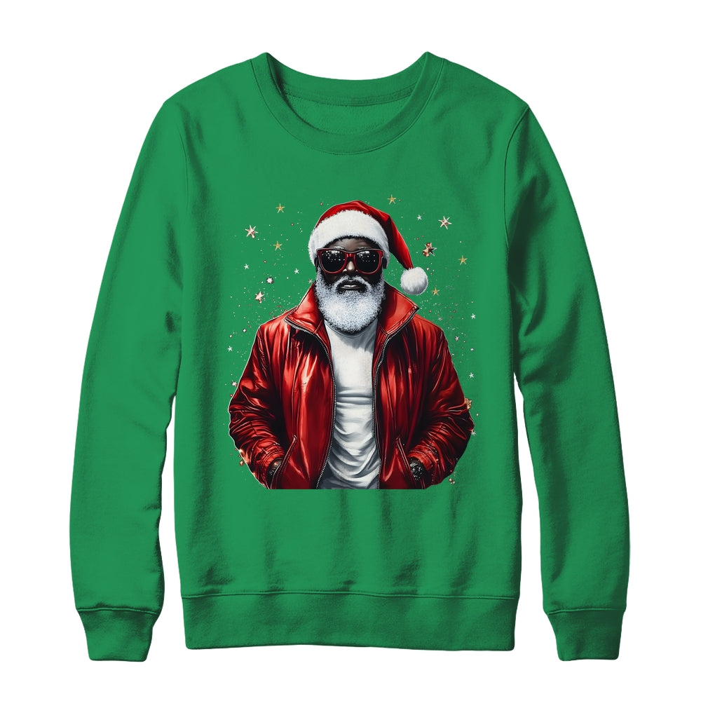 African American Santa Christmas Cool Black X-Mas Men Shirt & Sweatshirt | siriusteestore