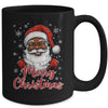 African American Santa Christmas Vintage Afro Black X-Mas Mug | siriusteestore