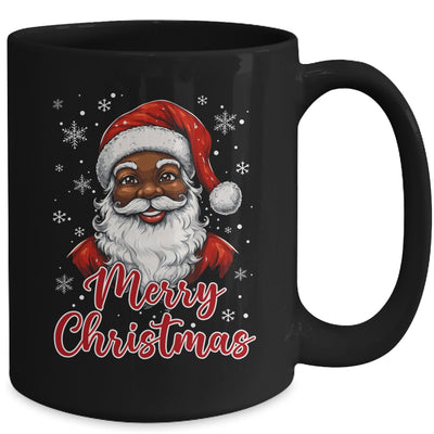 African American Santa Christmas Vintage Afro Black X-Mas Mug | siriusteestore