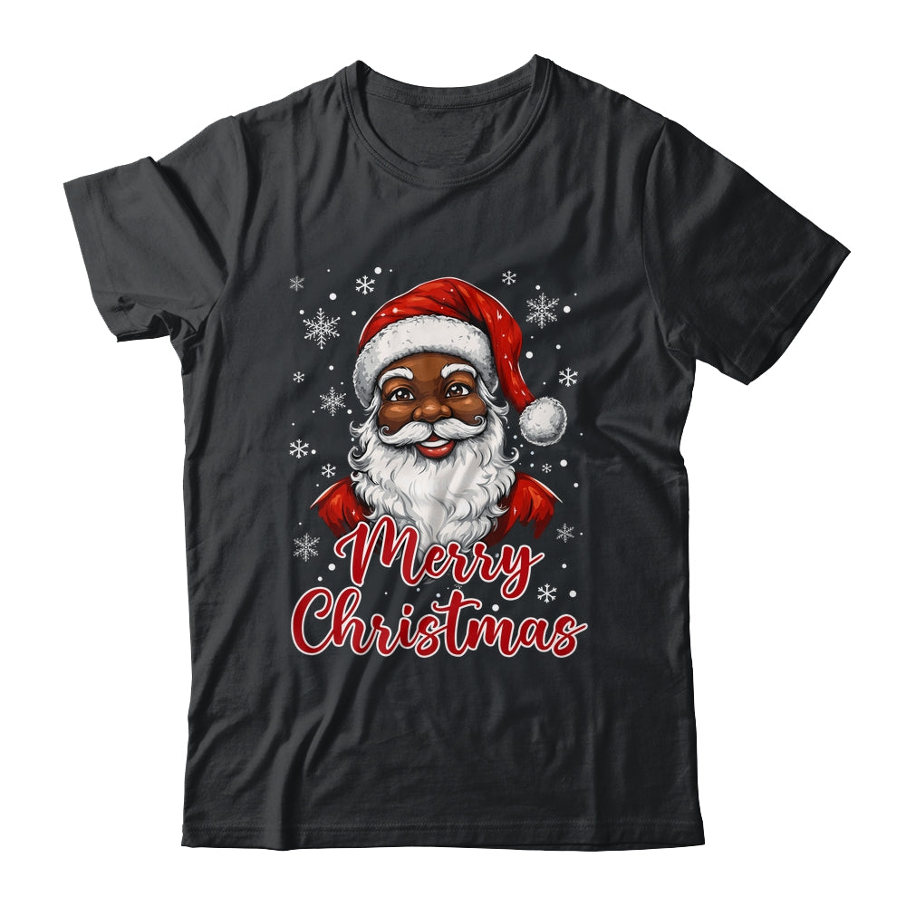 African American Santa Christmas Vintage Afro Black X-Mas Shirt & Sweatshirt | siriusteestore