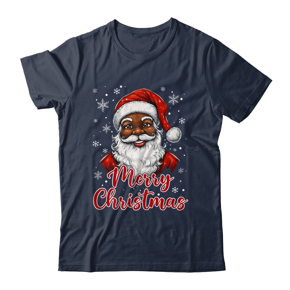 African American Santa Christmas Vintage Afro Black X-Mas Shirt & Sweatshirt | siriusteestore