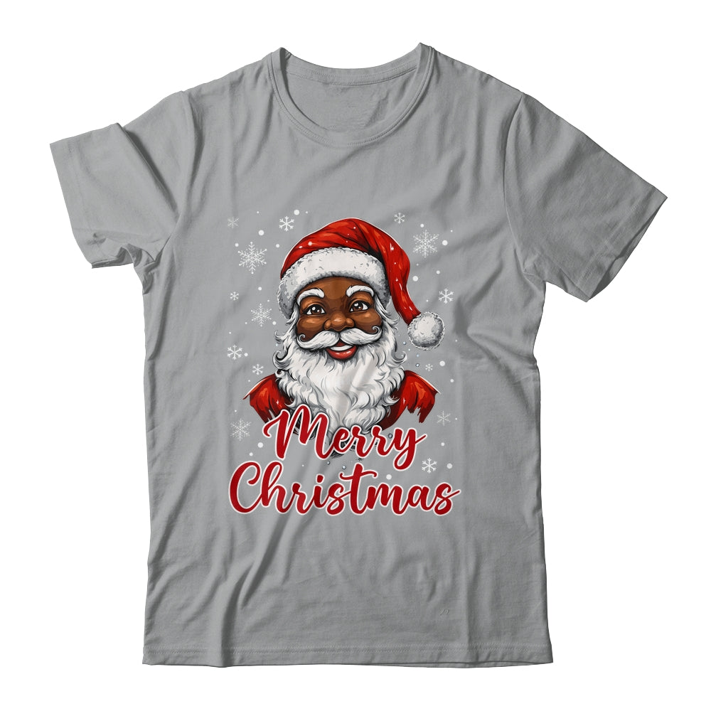 African American Santa Christmas Vintage Afro Black X-Mas Shirt & Sweatshirt | siriusteestore