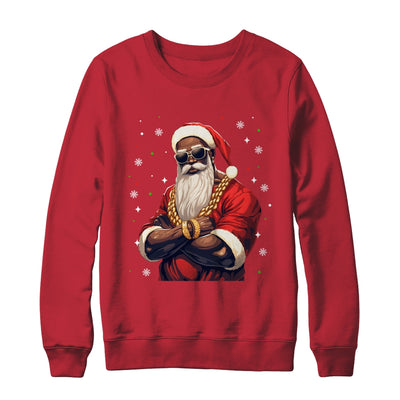 African American Santa Claus Family Christmas Black Shirt & Sweatshirt | siriusteestore