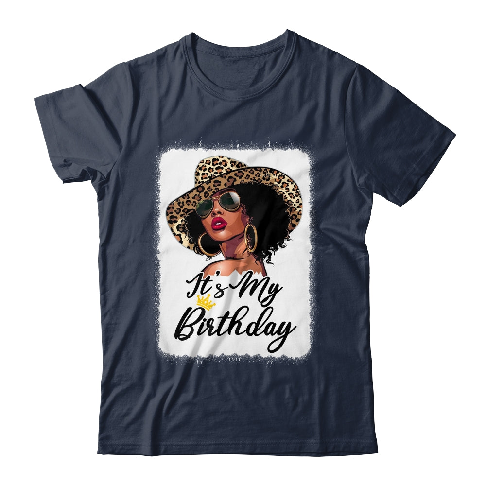 African American Woman It's My Birthday Black Queen Shirt & Tank Top | siriusteestore