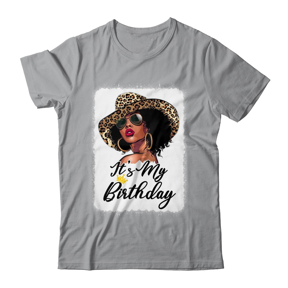 African American Woman It's My Birthday Black Queen Shirt & Tank Top | siriusteestore