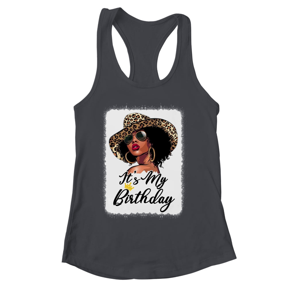 African American Woman It's My Birthday Black Queen Shirt & Tank Top | siriusteestore