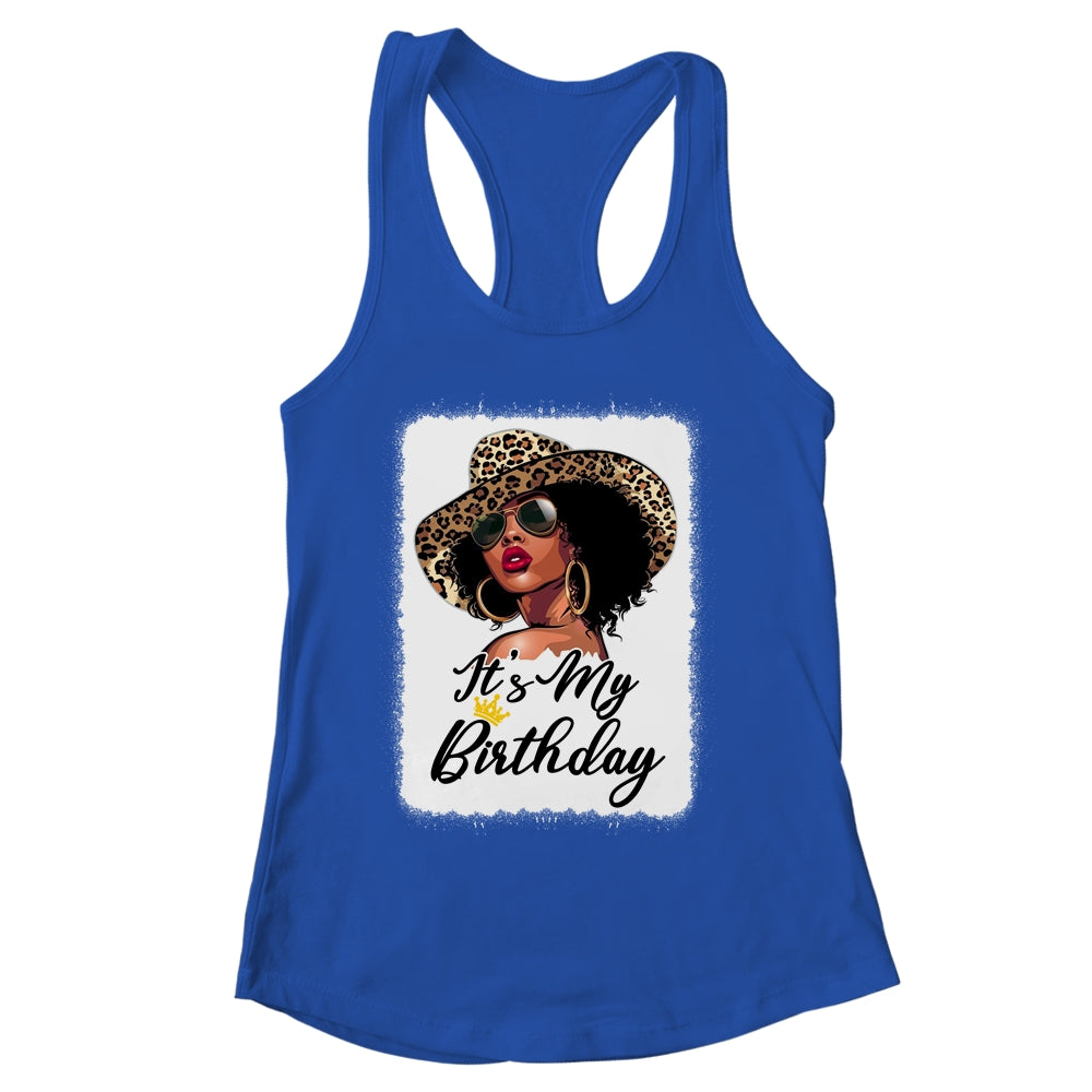 African American Woman It's My Birthday Black Queen Shirt & Tank Top | siriusteestore