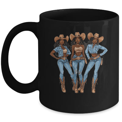African Cowgirls Melanin Western Country Texas Juneteenth Mug | siriusteestore
