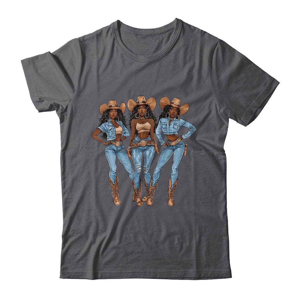 African Cowgirls Melanin Western Country Texas Juneteenth Shirt & Tank Top | siriusteestore