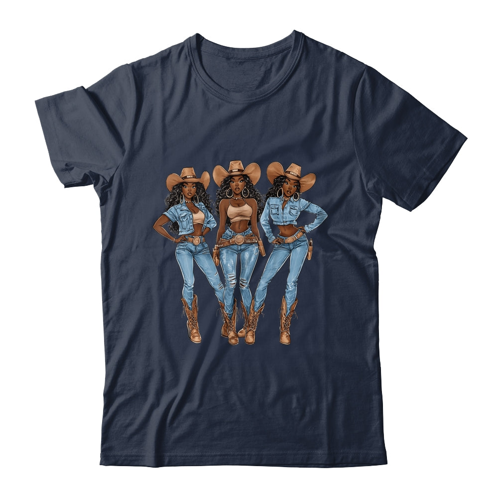 African Cowgirls Melanin Western Country Texas Juneteenth Shirt & Tank Top | siriusteestore