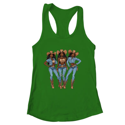 African Cowgirls Melanin Western Country Texas Juneteenth Shirt & Tank Top | siriusteestore