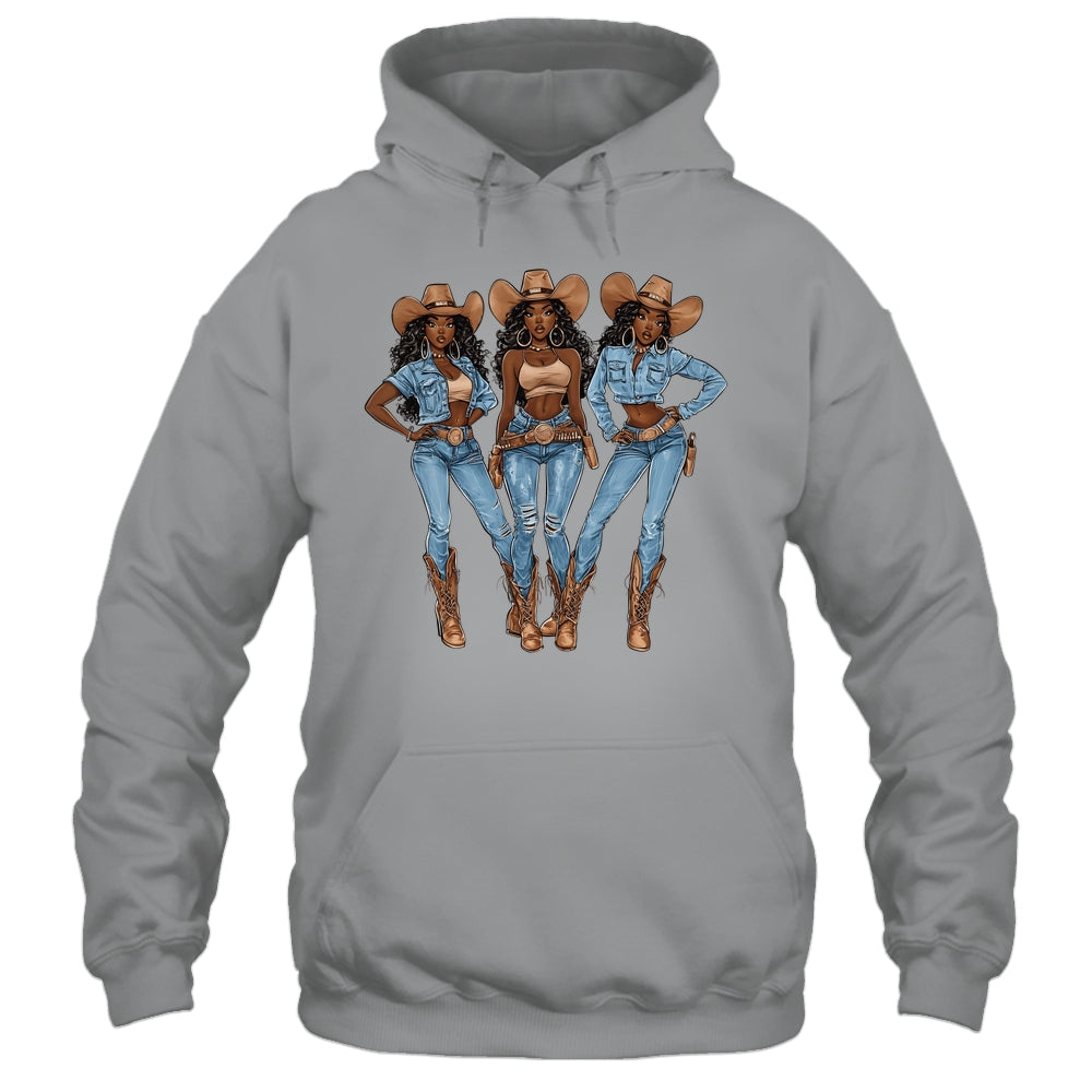 African Cowgirls Melanin Western Country Texas Juneteenth Shirt & Tank Top | siriusteestore