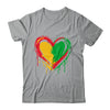 African Heart Black History Month African American Men Women Shirt & Hoodie | siriusteestore