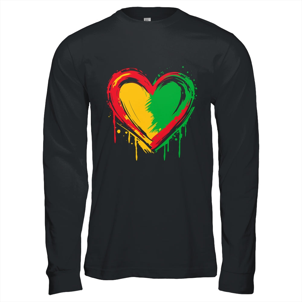 African Heart Black History Month African American Men Women Shirt & Hoodie | siriusteestore