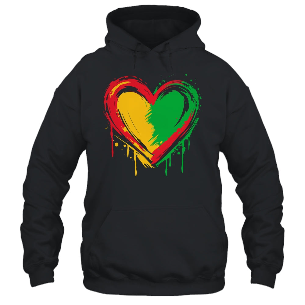 African Heart Black History Month African American Men Women Shirt & Hoodie | siriusteestore