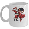 African Santa Mrs Claus Dancing African American Christmas Mug | siriusteestore
