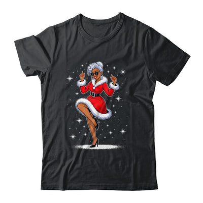 African Santa Wife Dancing African American Christmas Shirt & Sweatshirt | siriusteestore