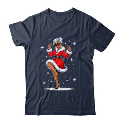 African Santa Wife Dancing African American Christmas Shirt & Sweatshirt | siriusteestore