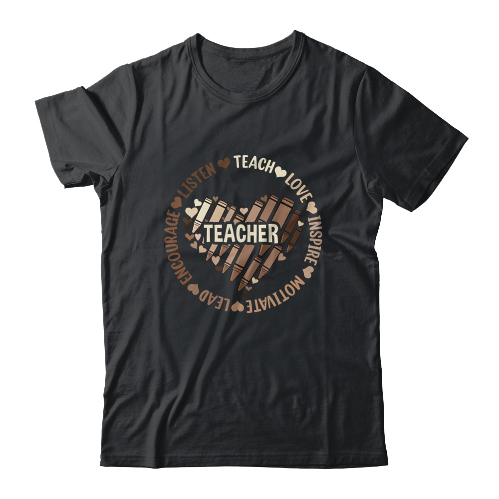 Afro African Black History Month Melanin Teacher Shirt & Hoodie | siriusteestore