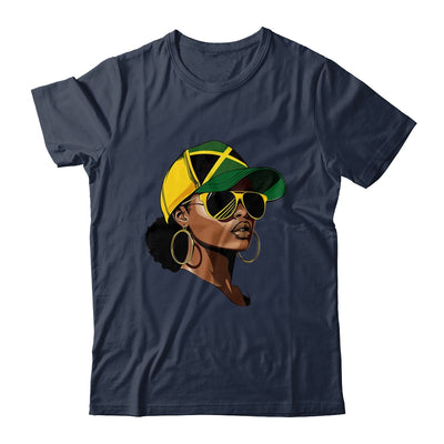Afro Girl Patriotic Jamaica Flag Jamaica Independence Day Shirt & Tank Top | siriusteestore