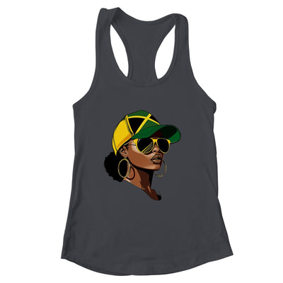 Afro Girl Patriotic Jamaica Flag Jamaica Independence Day Shirt & Tank Top | siriusteestore