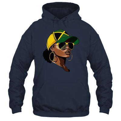 Afro Girl Patriotic Jamaica Flag Jamaica Independence Day Shirt & Tank Top | siriusteestore