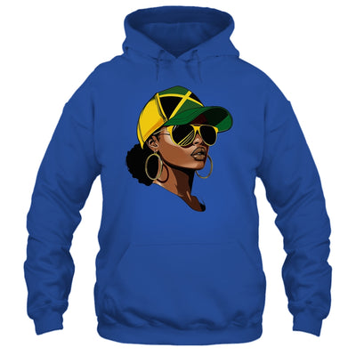Afro Girl Patriotic Jamaica Flag Jamaica Independence Day Shirt & Tank Top | siriusteestore