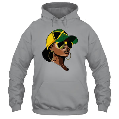 Afro Girl Patriotic Jamaica Flag Jamaica Independence Day Shirt & Tank Top | siriusteestore