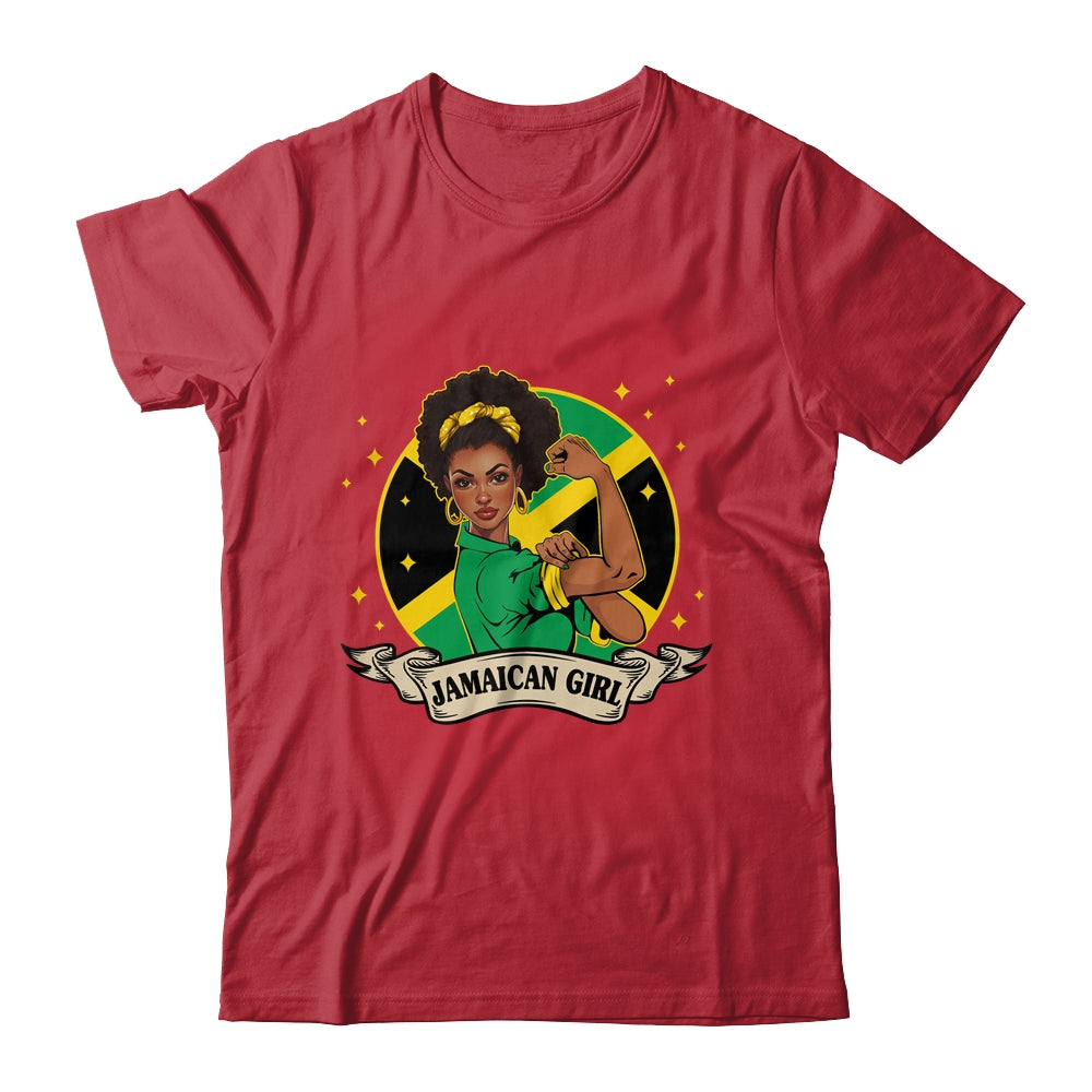 Afro Hair Jamaican Flag Jamaica Black Melanin Women Shirt & Tank Top | siriusteestore
