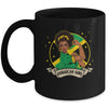 Afro Hair Jamaican Flag Jamaica Black Melanin Women Mug | siriusteestore