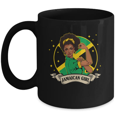 Afro Hair Jamaican Flag Jamaica Black Melanin Women Mug | siriusteestore