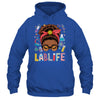 Afro Messy Bun Laboratory Life Lab Week 2025 Lab Technician Shirt & Hoodie | siriusteestore