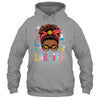 Afro Messy Bun Laboratory Life Lab Week 2025 Lab Technician Shirt & Hoodie | siriusteestore